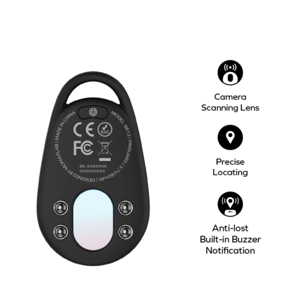 Pinguard Find My Locator with Anti-Spy Camera Detector Black Pinguard Find My Locator with Anti-Spy Camera Detector Black