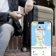 PinLock Find My Locator with TSA Padlock Black PinLock Find My Locator with TSA Padlock Black