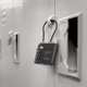 PinLock Find My Locator with TSA Padlock Black PinLock Find My Locator with TSA Padlock Black
