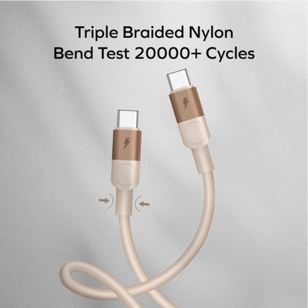 Mag.Link Magnetic USB-C to 2 USB-Cs Cable 100W 2m Sandstone Mag.Link Magnetic USB-C to 2 USB-Cs Cable 100W 2m Sandstone