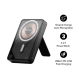 1-Power X Pro+ Magnetic Wireless Power Bank 10000mAh With Built-In USB-C Cable Black 1-Power X Pro+ Magnetic Wireless Power Bank 10000mAh With Built-In USB-C Cable Black