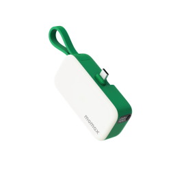 1-Power Mini 3-in-1 Power Bank 5000mAh USB-C Green 1-Power Mini 3-in-1 Power Bank 5000mAh USB-C Green