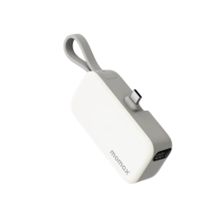 1-Power Mini 3-in-1 Power Bank 5000mAh USB-C White 1-Power Mini 3-in-1 Power Bank 5000mAh USB-C White