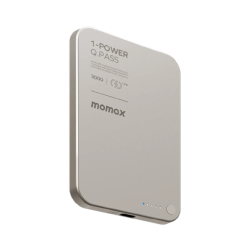 1-POWER Q.PASS 3000mAh Slim Magnetic Wireless Battery Pack (Titanium)  1-POWER Q.PASS 3000mAh Slim Magnetic Wireless Battery Pack (Titanium)