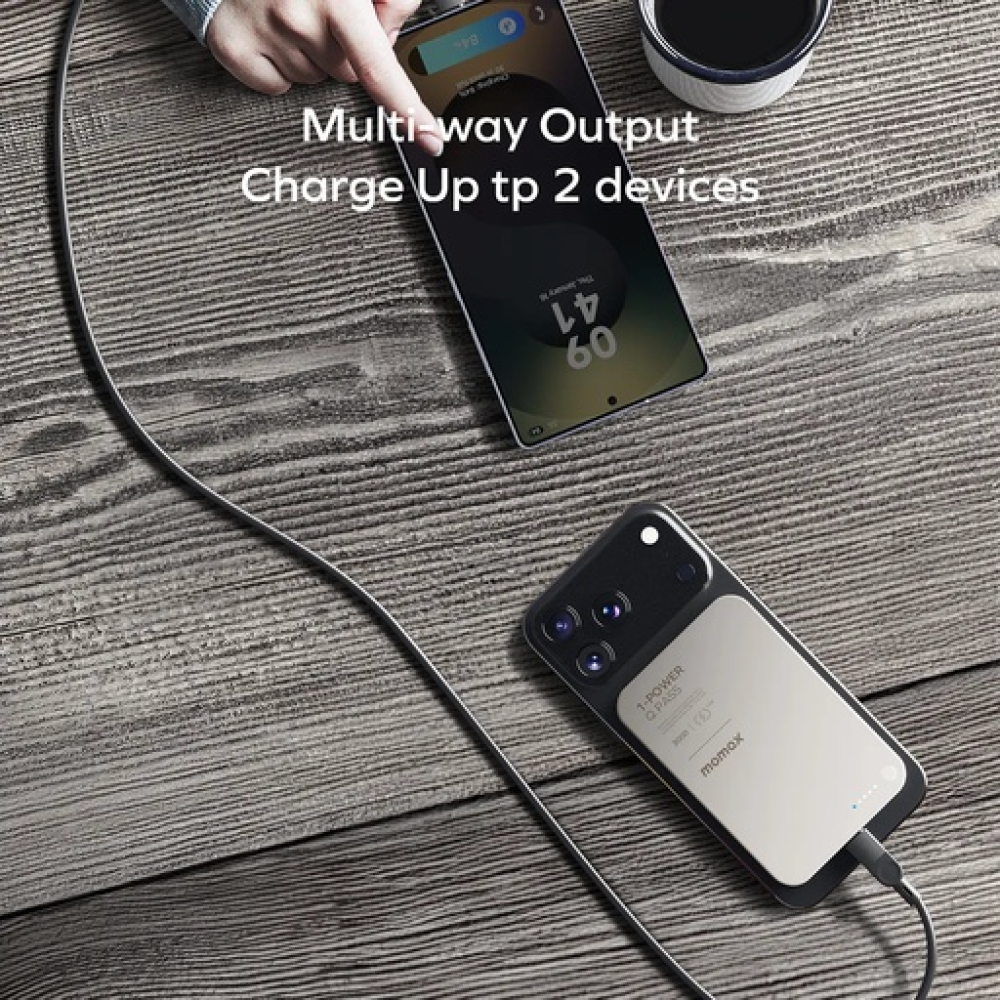 1-POWER Q.PASS 3000mAh Slim Magnetic Wireless Battery Pack (Titanium) 1-POWER Q.PASS 3000mAh Slim Magnetic Wireless Battery Pack (Titanium)