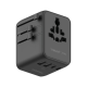 1-World² 5-Port Mini Universal Travel GaN Charger 70W with Dual AC Black 1-World² 5-Port Mini Universal Travel GaN Charger 70W with Dual AC Black
