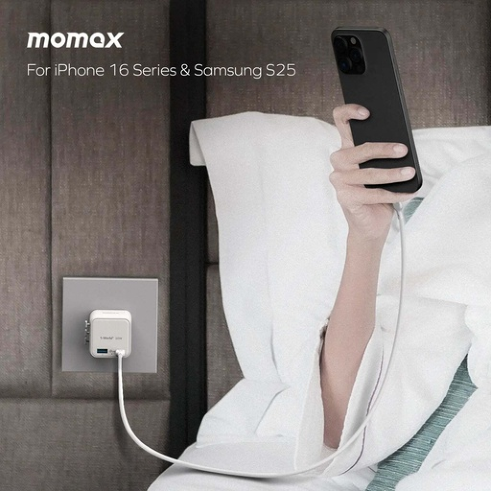 1-World²
2-Port USB-A and USB-C GaN Travel Charger 20W Orange 1-World²
2-Port USB-A and USB-C GaN Travel Charger 20W Orange