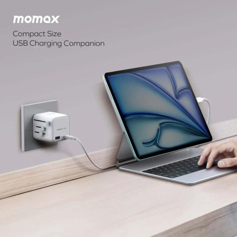1-World²
2-Port USB-A and USB-C GaN Travel Charger 20W Orange 1-World²
2-Port USB-A and USB-C GaN Travel Charger 20W Orange
