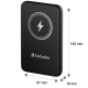 Verbatim Charge 'n' Go Magnetic Wireless Power Bank 5000 mAh Black
