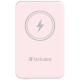 Verbatim Charge 'n' Go Magnetic Wireless Power Bank 5000 mAh Pink