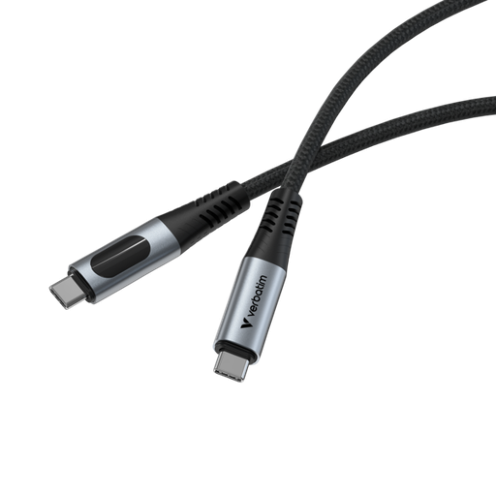 Verbatim Sync & Charge USB C to USB C 100W Display 120 cm