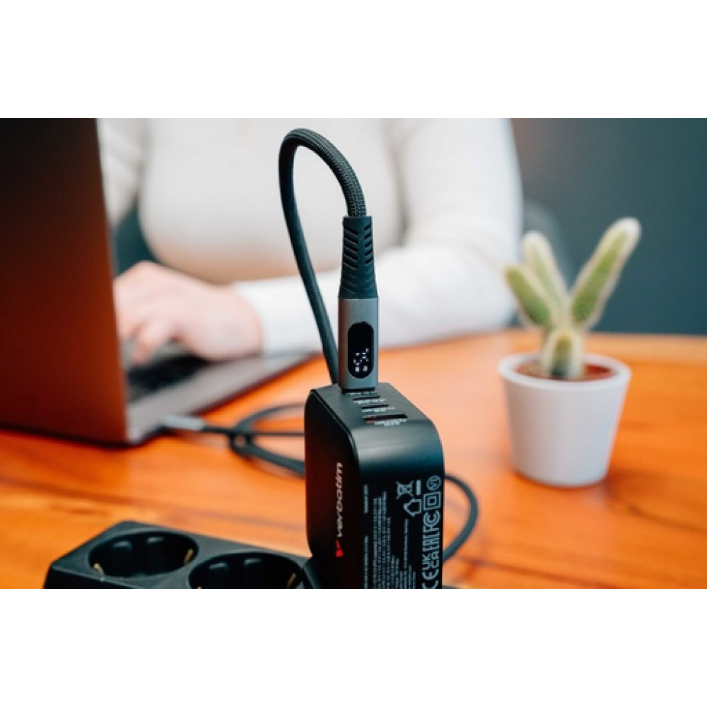 Verbatim Sync & Charge USB C to USB C 100W Display 120 cm