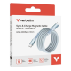 Verbatim Sync & Charge USB C to USB C 60W Magnetic 120 cm - Blue