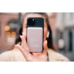 Verbatim Charge 'n' Go Magnetic Wireless Power Bank 5000 mAh Pink Verbatim Charge 'n' Go Magnetic Wireless Power Bank 5000 mAh Pink