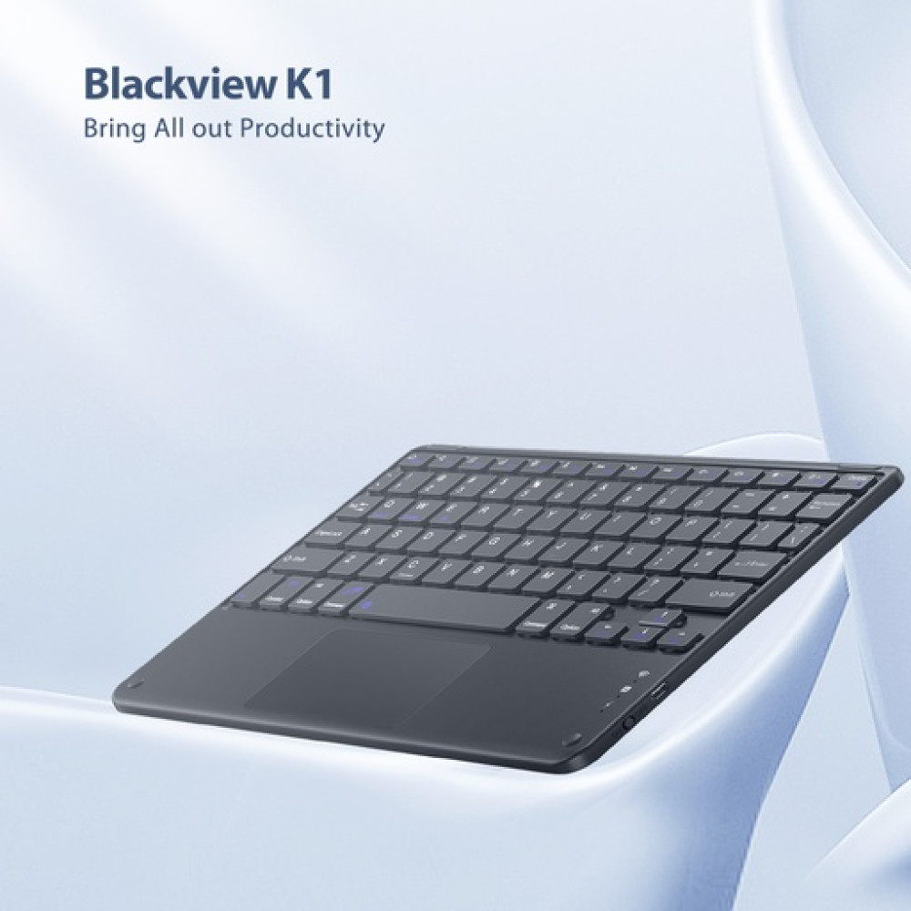 Blackview K1 Ultra-slim BV Universal Wireless Keyboard for Tab11 Tab 12 Tab 10 Pro Tab 11 Tab 7 Blackview K1 Ultra-slim BV Universal Wireless Keyboard for Tab11 Tab 12 Tab 10 Pro Tab 11 Tab 7