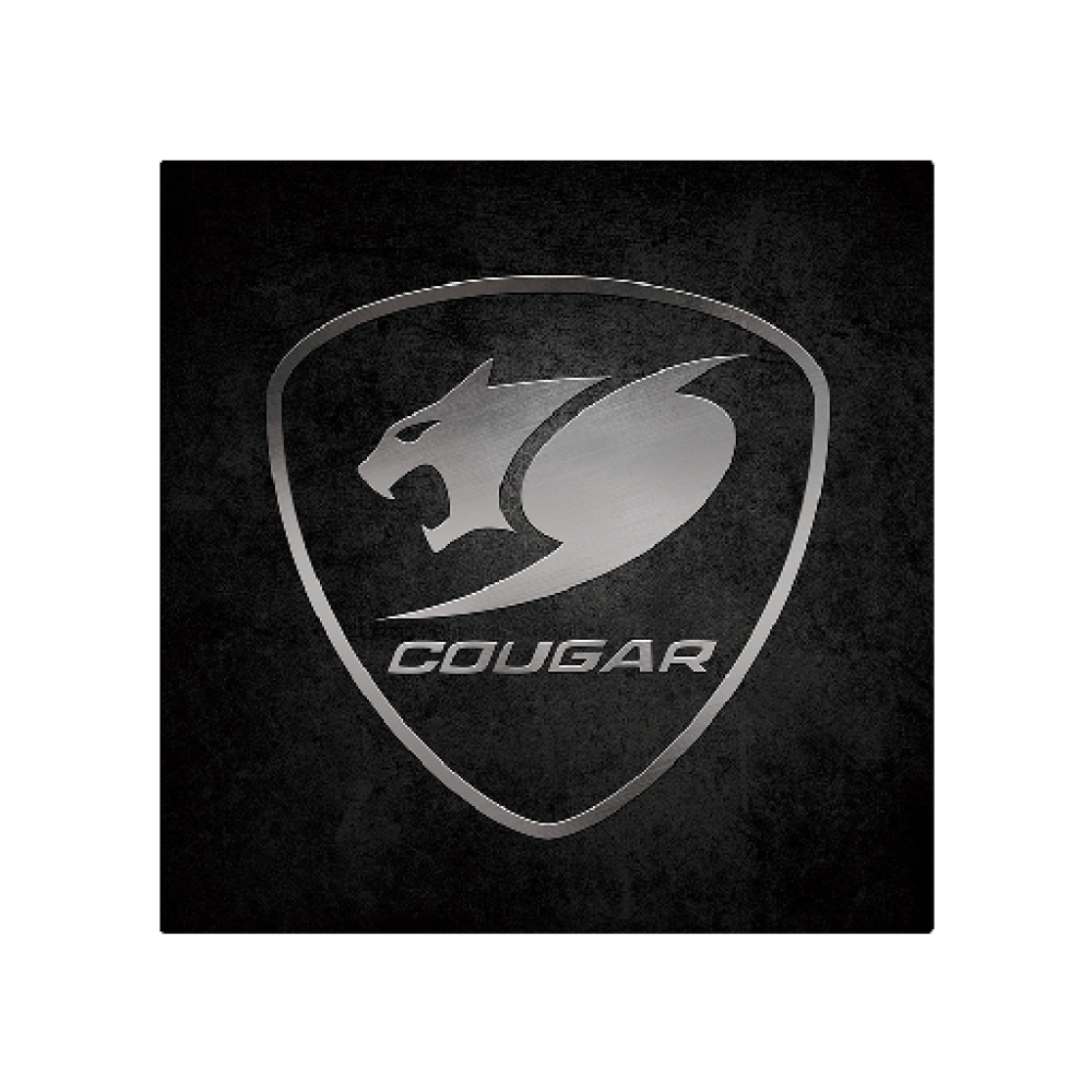 Cougar Command – Gaming Chair Floor Mat (1100 × 1100 × 4 mm)