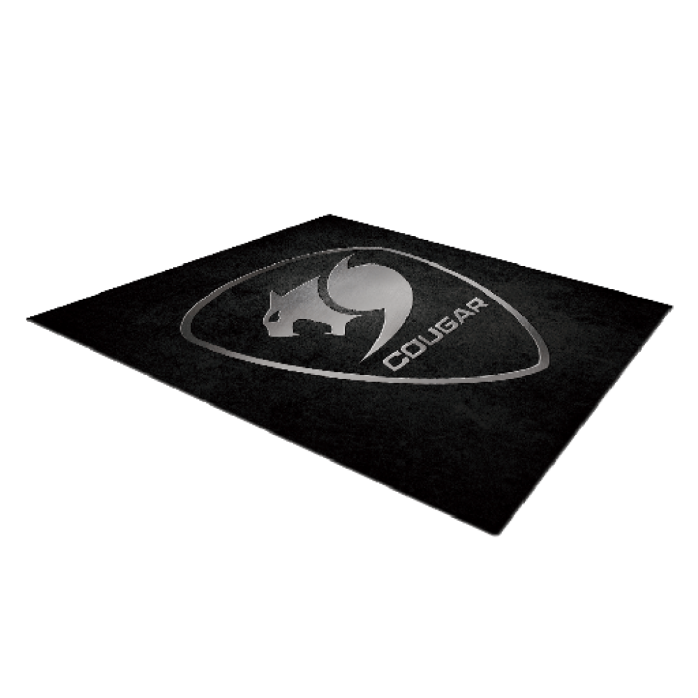Cougar Command – Gaming Chair Floor Mat (1100 × 1100 × 4 mm)