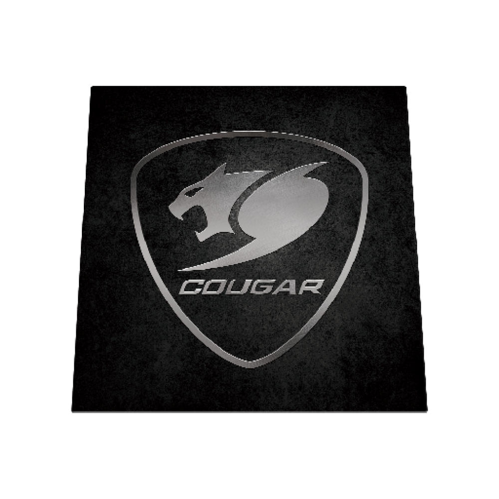 Cougar Command – Gaming Chair Floor Mat (1100 × 1100 × 4 mm)