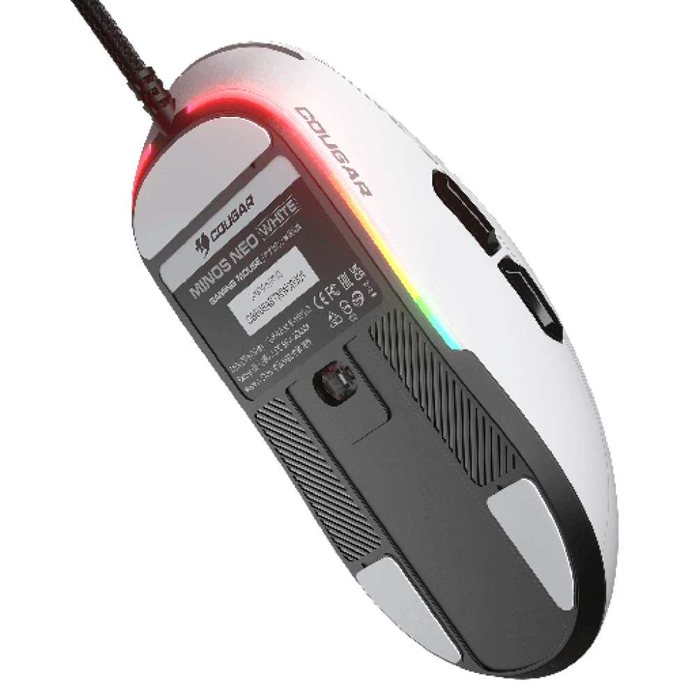 Cougar Minos NEO RGB – Ultra-Lightweight Ambidextrous Gaming Mouse White