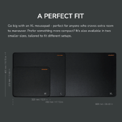 Cougar Turbo XL – Extra‑Large Speed Gaming Mouse Pad (900 × 400 × 3 mm) Cougar Turbo XL – Extra‑Large Speed Gaming Mouse Pad (900 × 400 × 3 mm)
