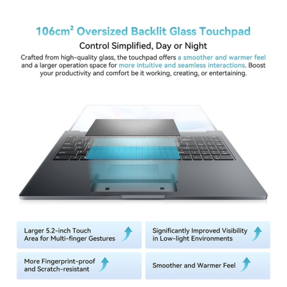 Blackview AceBook 12 16" Laptop – Intel Core i5-12450H, 16GB RAM, 512GB SSD, Windows 11 Pro 