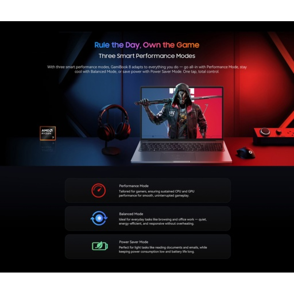 Blackview GamiBook 8 -16" Laptop (Ryzen 7-7735HS/32GB/1T SSD/Radeon Graphics 680M/Windows 11) Blackview GamiBook 8 -16" Laptop (Ryzen 7-7735HS/32GB/1T SSD/Radeon Graphics 680M/Windows 11)