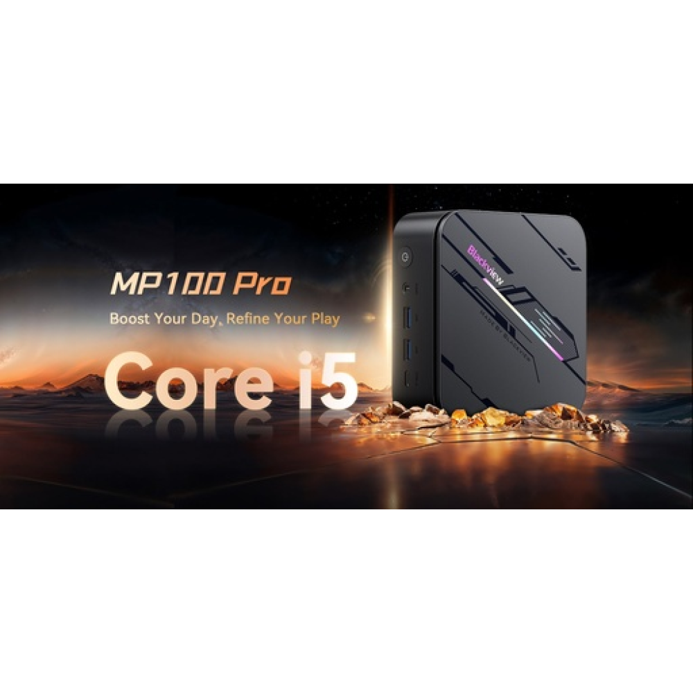 BlackView Μini PC MP100 PRO i5-12450H 16GB 512GB SSD Win11 Pro Black BlackView Μini PC MP100 PRO i5-12450H 16GB 512GB SSD Win11 Pro Black