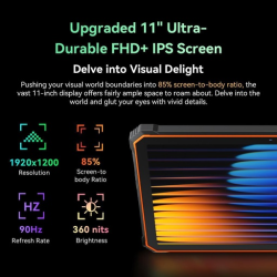 BlackView Active 10 Pro 5G 10.95" Tablet (12GB/512GB) Πορτοκαλί BlackView Active 10 Pro 5G 10.95" Tablet (12GB/512GB) Πορτοκαλί