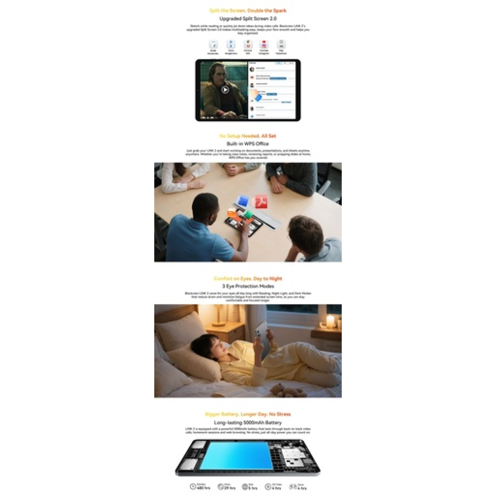 BlackView Link 2 8.68" με WiFi (4GB/128GB) Space Grey BlackView Link 2 8.68" με WiFi (4GB/128GB) Space Grey