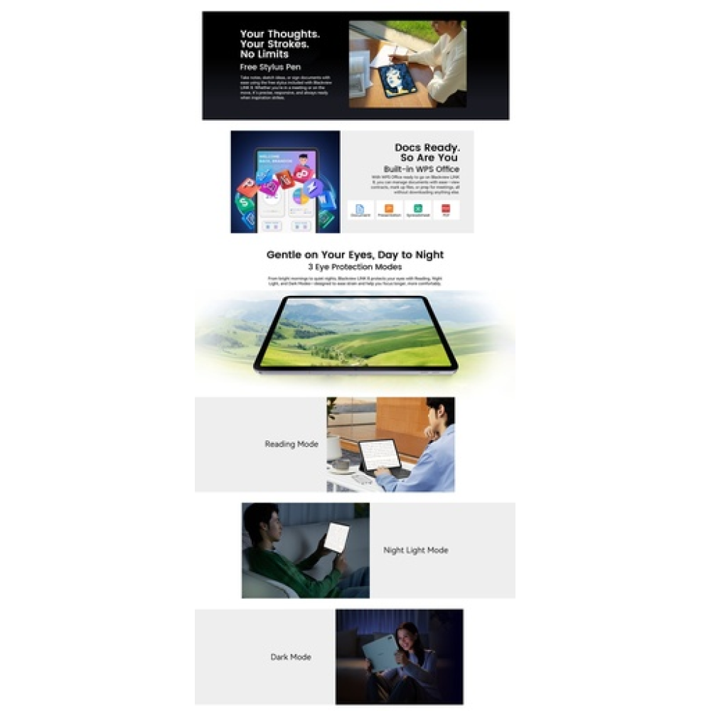 BlackView Link 8 12.7" 2K με WiFi (12GB/256GB) Purple Set Packing Gray BlackView Link 8 12.7" 2K με WiFi (12GB/256GB) Purple Set Packing Gray