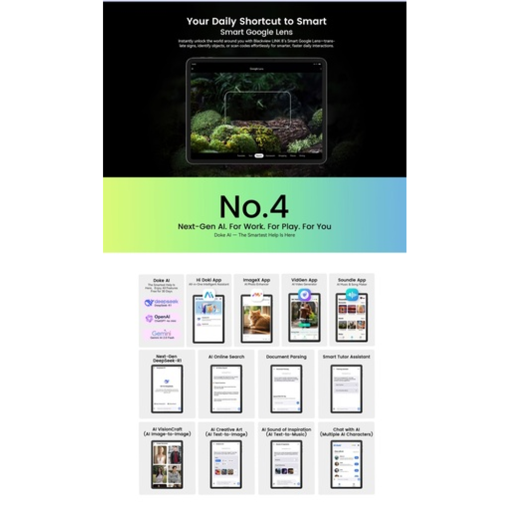 BlackView Link 8 12.7" 2K με WiFi (12GB/256GB) Purple Set Packing Gray BlackView Link 8 12.7" 2K με WiFi (12GB/256GB) Purple Set Packing Gray