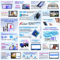 BlackView MEGA 8 WiFi & 4G 13'' (12GB/256GB) Space Grey BlackView MEGA 8 WiFi & 4G 13'' (12GB/256GB) Space Grey