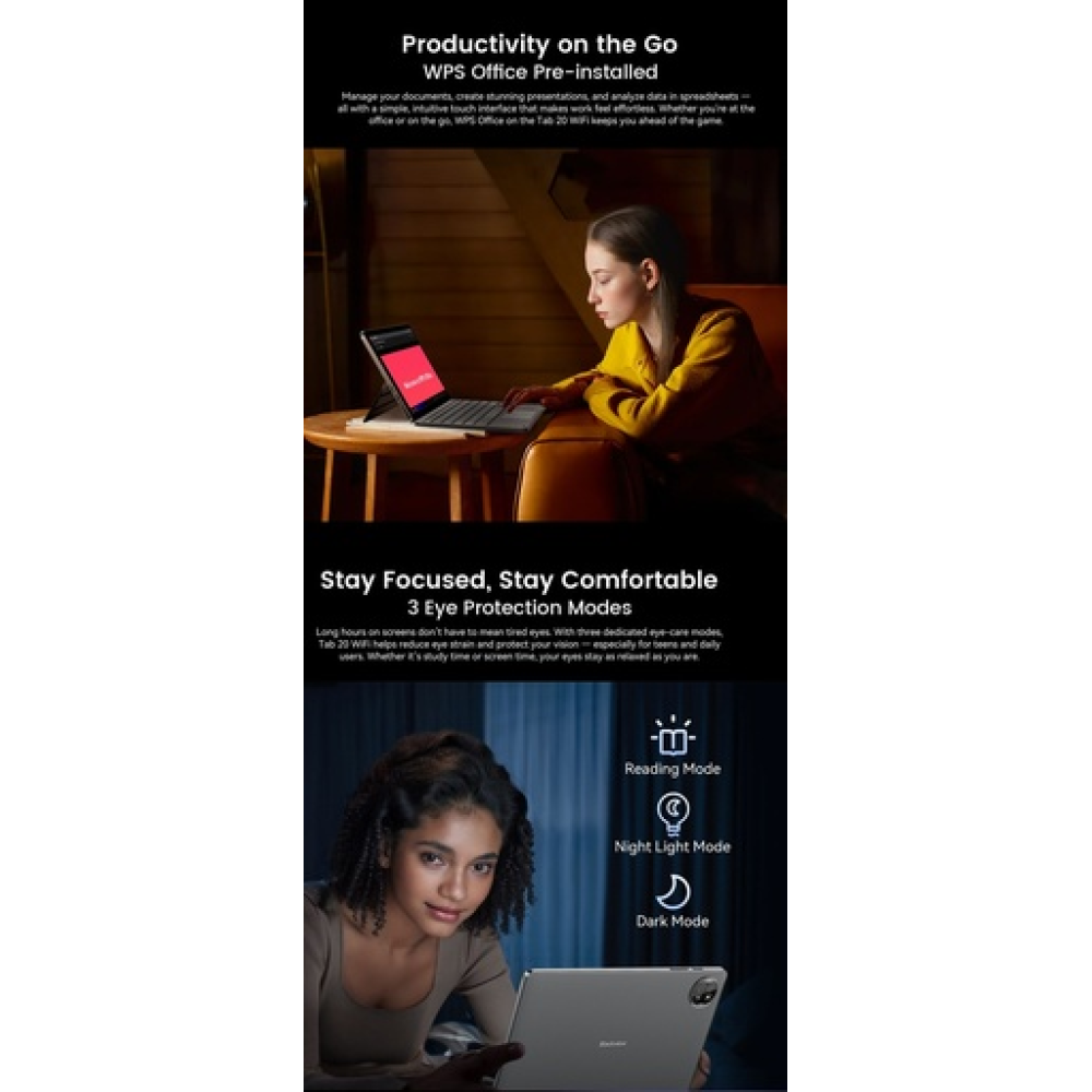 BlackView Tab 20 10.1" με WiFi (4GB/64GB) Blue  BlackView Tab 20 10.1" με WiFi (4GB/64GB) Blue