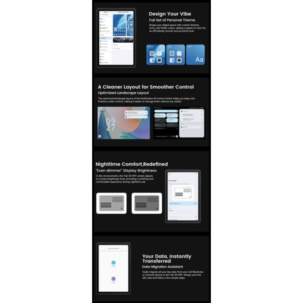 BlackView Tab 20 10.1" με WiFi (4GB/64GB) Blue  BlackView Tab 20 10.1" με WiFi (4GB/64GB) Blue