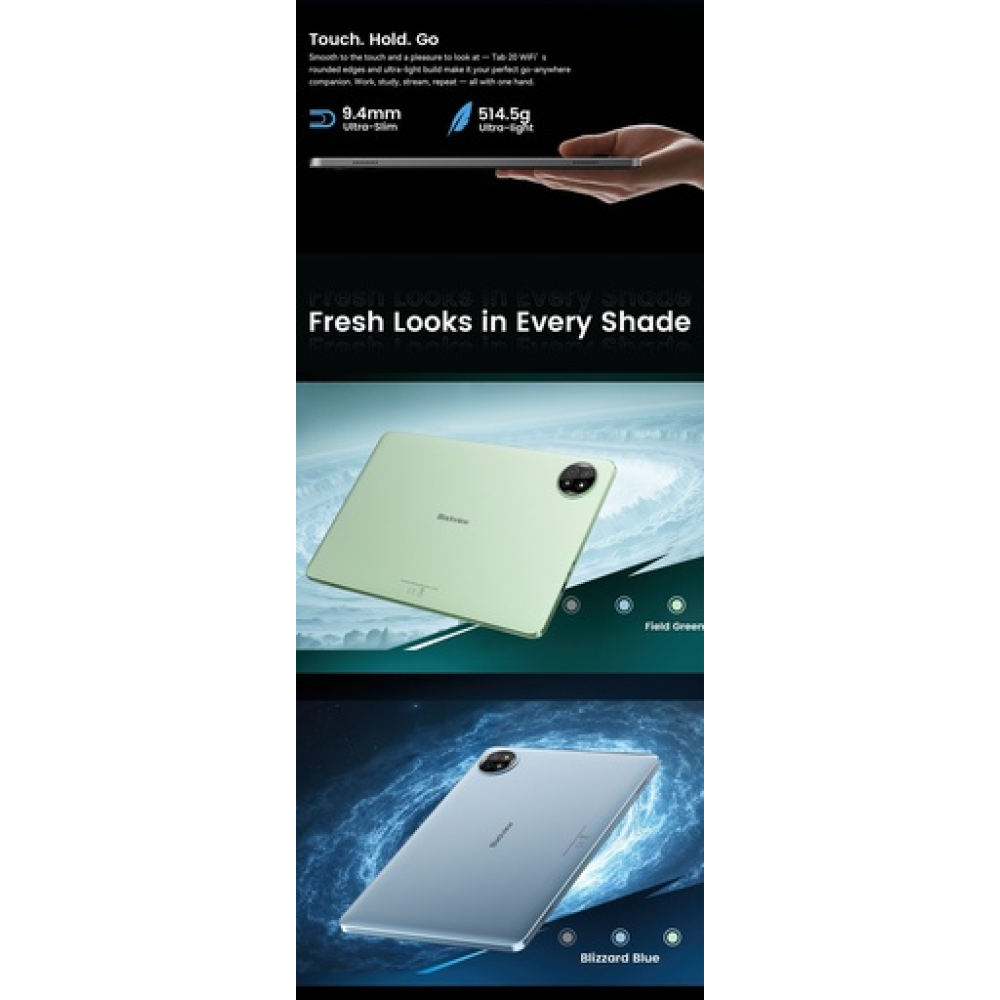 BlackView Tab 20 10.1" με WiFi (4GB/64GB) Green BlackView Tab 20 10.1" με WiFi (4GB/64GB) Green