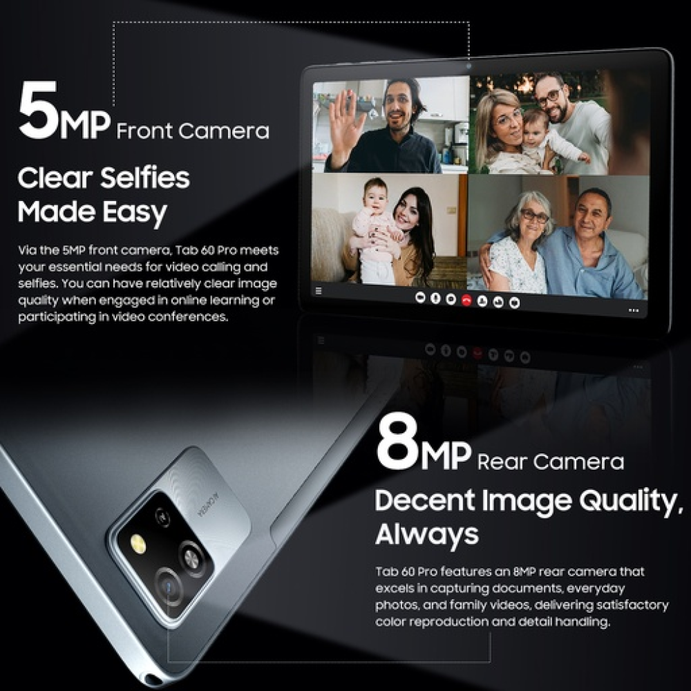 BlackView Tab 60 Pro 10.1" με WiFi & 4G (8GB/128GB) Set Sunny Blue