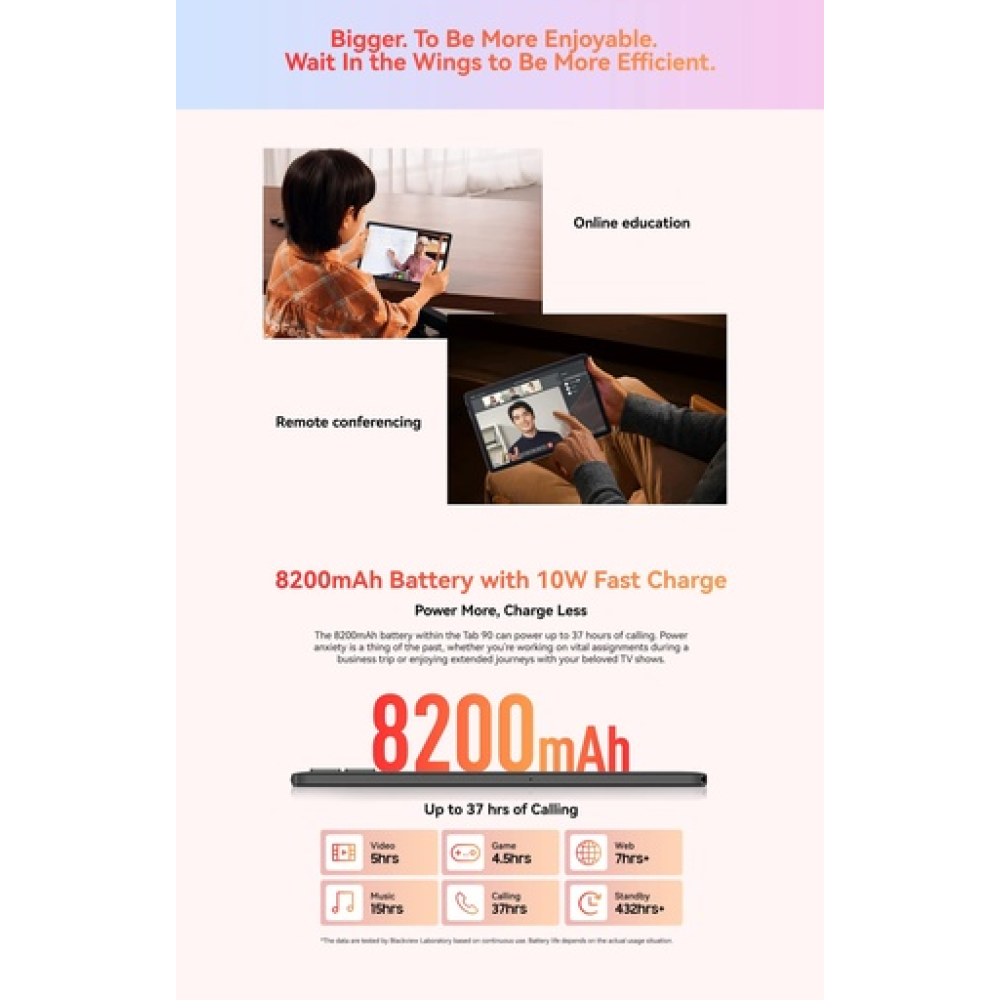 BlackView TAB 90 10.92" Tablet με WiFi & 4G (8GB/128GB) Blue BlackView TAB 90 10.92" Tablet με WiFi & 4G (8GB/128GB) Blue