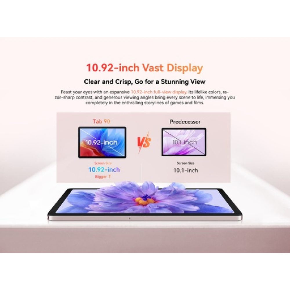 BlackView TAB 90 10.92" Tablet με WiFi & 4G (8GB/128GB) Space Grey BlackView TAB 90 10.92" Tablet με WiFi & 4G (8GB/128GB) Space Grey