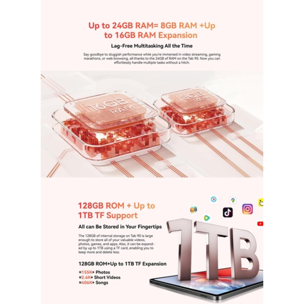 BlackView TAB 90 10.92" Tablet με WiFi & 4G (8GB/128GB) Space Grey BlackView TAB 90 10.92" Tablet με WiFi & 4G (8GB/128GB) Space Grey