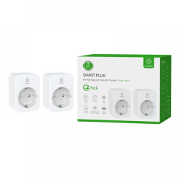 SMART PLUG EU SCHUKO + ENERGY MONITORING 2PACK