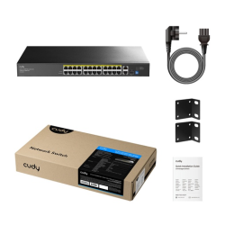 Cudy FS1026PS1 – Unmanaged PoE+ Switch με 24x PoE και 2 uplink Cudy FS1026PS1 – Unmanaged PoE+ Switch με 24x PoE και 2 uplink