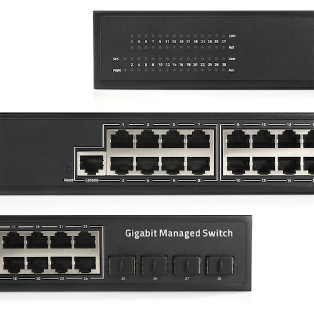 Cudy GS2024S2 – Managed L2 Switch με 24 θύρες Gigabit Ethernet & 4 SFP+ Cudy GS2024S2 – Managed L2 Switch με 24 θύρες Gigabit Ethernet & 4 SFP+