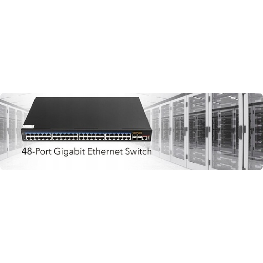 Cudy GS5048S4 – Layer 2 / Layer 3 Managed Gigabit Switch με 48x Ethernet & 4x SFP