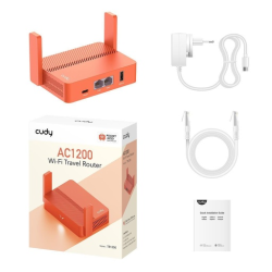 Cudy TR1200 – AC1200 Mini VPN Travel Router Cudy TR1200 – AC1200 Mini VPN Travel Router