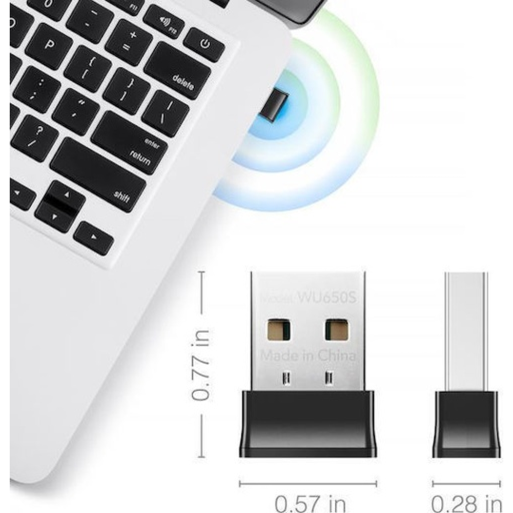 Cudy WU650 – AC650 WiFi USB Adapter