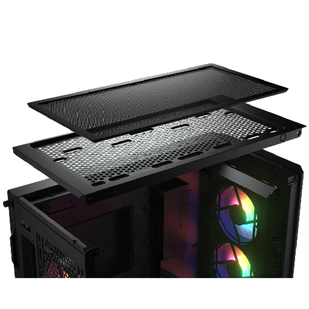 Cougar AirFace Pro RGB Gaming Midi Tower Black Cougar AirFace Pro RGB Gaming Midi Tower Black
