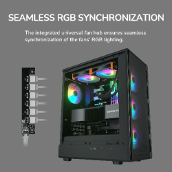 Cougar AirFace Pure PRO Gaming Midi Black