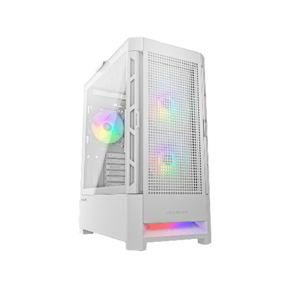 Cougar AirFace RGB Gaming Midi Tower White Cougar AirFace RGB Gaming Midi Tower White