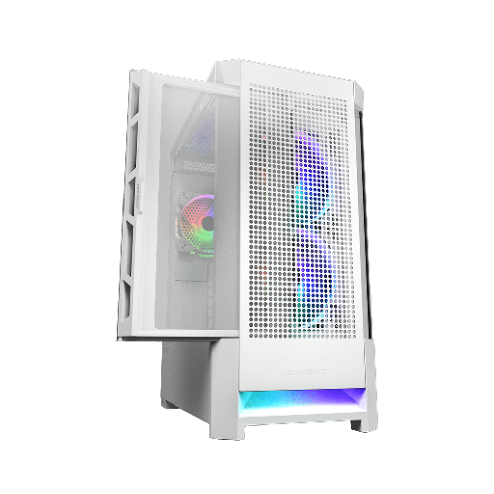 Cougar AirFace RGB Gaming Midi Tower White Cougar AirFace RGB Gaming Midi Tower White