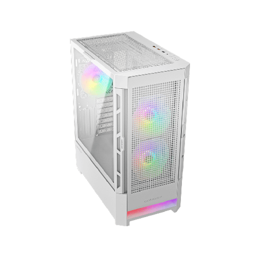 Cougar AirFace RGB Gaming Midi Tower White Cougar AirFace RGB Gaming Midi Tower White